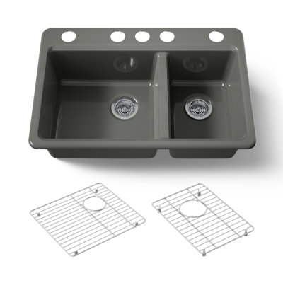 Riverby 33 In. Undermount Double-Bowl Kitchen Sink