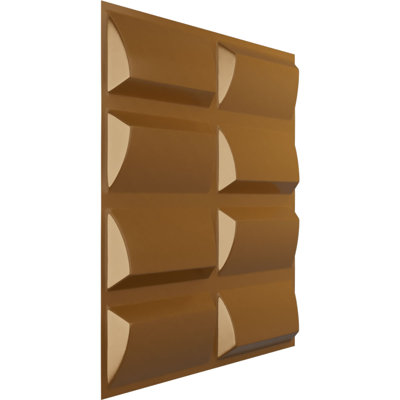 Panneau mural 3D décoratif EnduraWall de l 19 5/8 po x H 19 5/8 po, galaxie métallique texturée (couvre 2,67 pieds carrés)