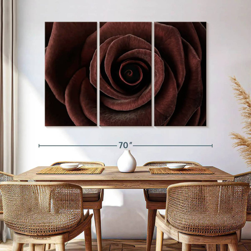 Hitzel Dark Rose, 32" H x 50" W