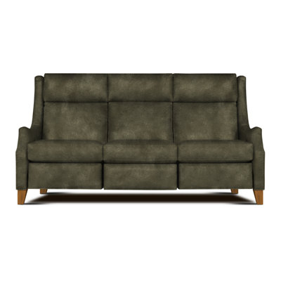 Canapé inclinable en cuir véritable 82,5 po Talisman