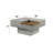 Kailano Weathe Finish Coffee Table
