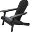 Chaise d'extérieur rustique - bois gris foncé, construction pliable gris bois, pour expérience-1104271522