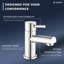 Dixon Round Lever Mono Basin Mixer Tap with Waste-1137553969