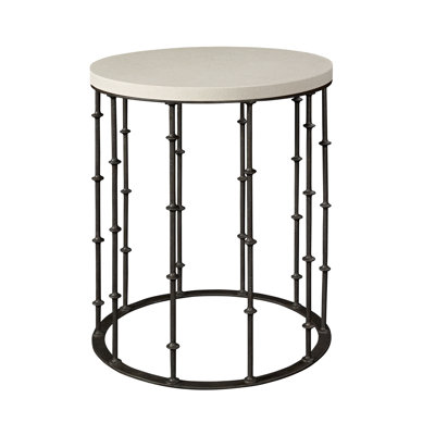 Astor Side Table With Stone Top