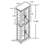Lighted Glass Curio Display Cabinet-115028172