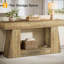 Console étroite en bois manufacturé avec tablettes-1624282346