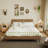 Solid Wood Night Stand, Narrow Night Stand With Drawers, Natural Mid Century Modern Nightstand, Small Beside Table With Open Storage Shelf For Bedroom (12 Inch)-924598017-924598019-938244909