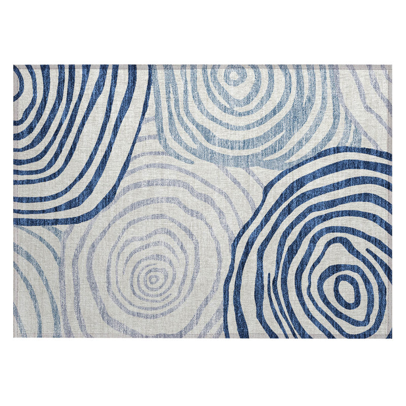 Leis Abstract Indoor Rug, Rectangle 1'8" x 2'6"