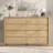 Hingham 55.1" W 8 Drawer Dresser, Wood Chest Of Drawers For Bedroom, Living Room，Beige-917238754
