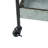 Manreet 35'' W Iron Shelving Unit with Wheels