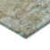 Machine Washable Indoor/Outdoor Xhevrie Teal Rug