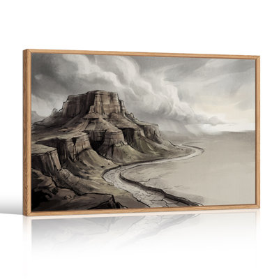 «Mona Desert Mesa and River», art mural sur toile