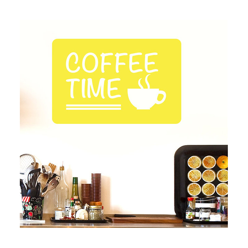 Wall Decal, Bright Yellow, Large