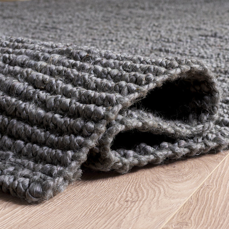 Tapis en jute tissé à la main Ame, Rectangle 6 pi x 9 pi