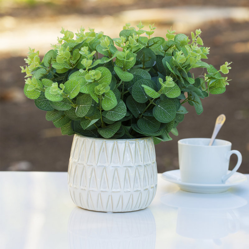 Eucalyptus artificiel 10 po en pot