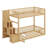 Bunk Bed With Integrated Ladder And Built-In Storage Solutions-1720660528