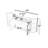 Wooden Sideboard with Storage Shelves and Drawers-190218172