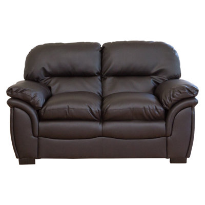 Sarno 2 Seater Faux Leather Loveseat