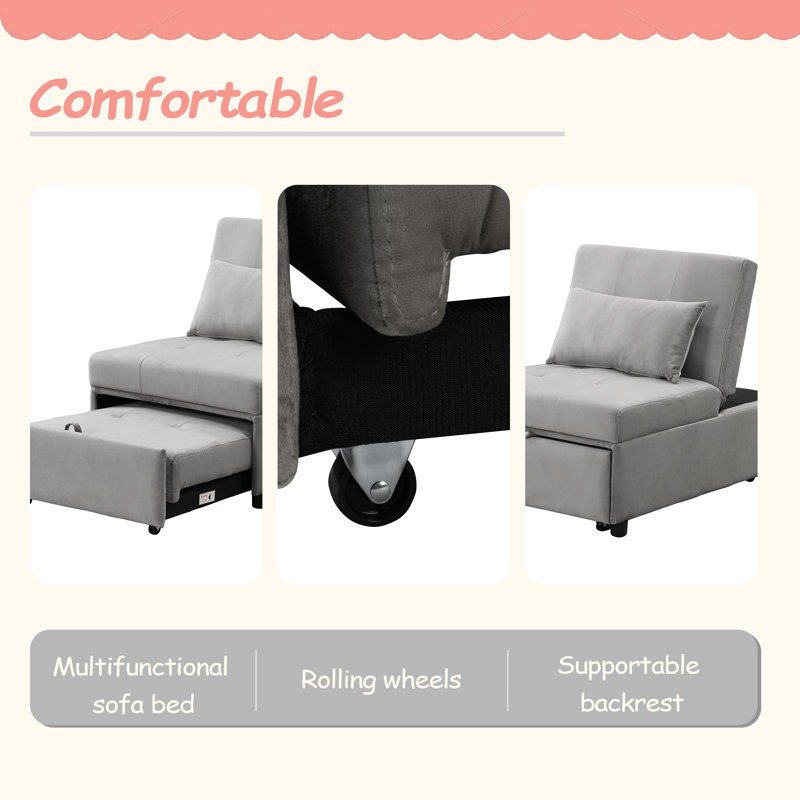 Folding Ottoman Sofa Bed