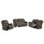 Canapé inclinable, chenille brune-2041416311