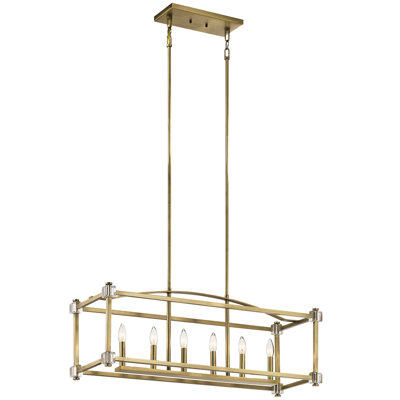 Yadiel 6-Light Rectangle Chandelier
