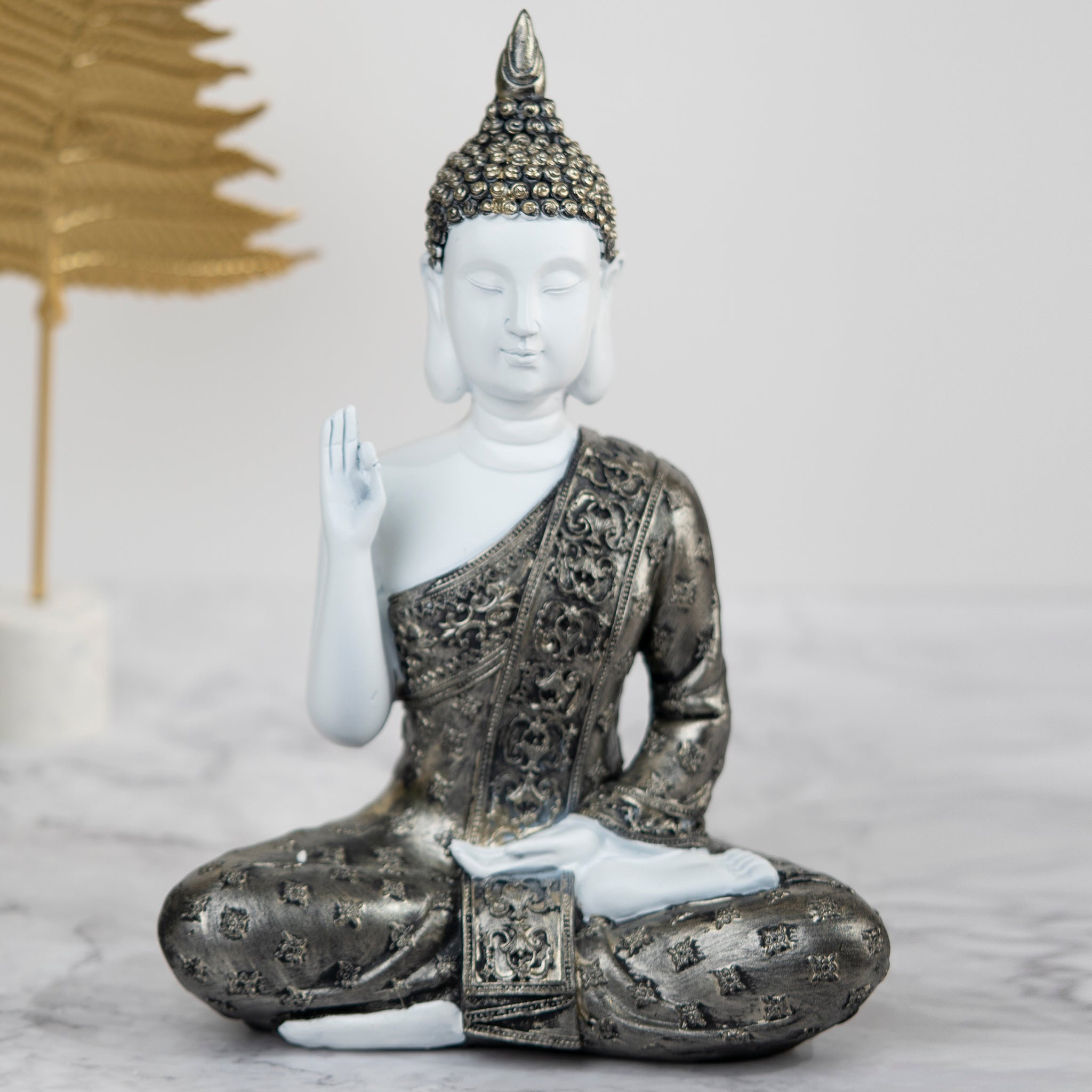 Handmade Buddha statue ornament black spiritual for home decor, birthday  gift | eBay