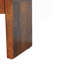 Mini table de chevet châtaignier avec bords arrondis, 1 tiroir, brun