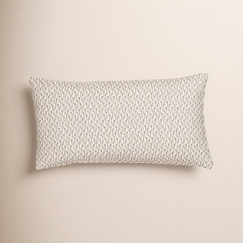 Coussin décoratif Brich Lane Cascade, Bleu, Polyester, Rectangle H 14 po x l 36 po