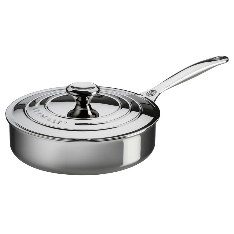 Stainless Steel Saute Pan with Lid, 3 qt.