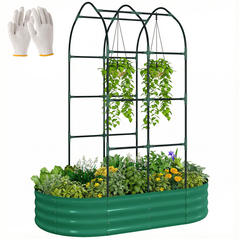Raised Garden Bed, Green