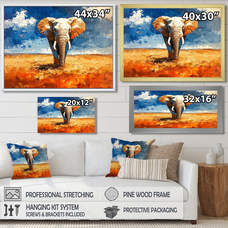Hakes - Animals Wall Art, Argent argent, Impression encadrée flottante, H 24 po x l 32 po