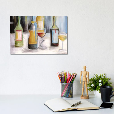 Wine Tasting by Marilyn Dunlap - Wrapped Canvas Gallery-Wrapped Canvas Giclée