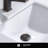 Single Hole Bathroom Faucet with Pop-up Drain and Strainer Basket-92628174