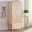 Armoire simple moderne en rotin tressé