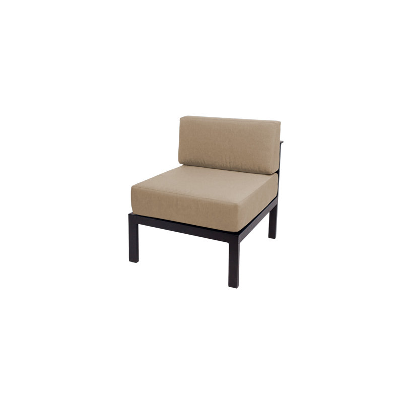 Belmar Armless Middle Sofa Section, Light Tan