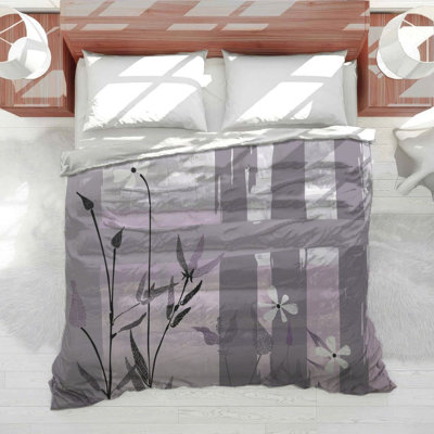 Floral Outline Cool Bedding