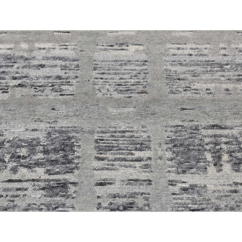 Tapis unique 2 pi 6 po x 12 pi Kaique Gris