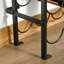 Myrtle Floor Wine Bottle Rack in Black