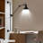 Industrial Iron Swing Arm Wall Lamp with 360° Adjustable Shade