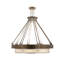 Luminaire suspendu tambour 8 lumières Cromp