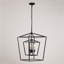 Luminaire suspendu carré en métal à 3 lumières Kyles-1758933421