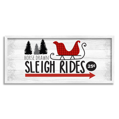 «Sleigh Rides» Rustic Grain