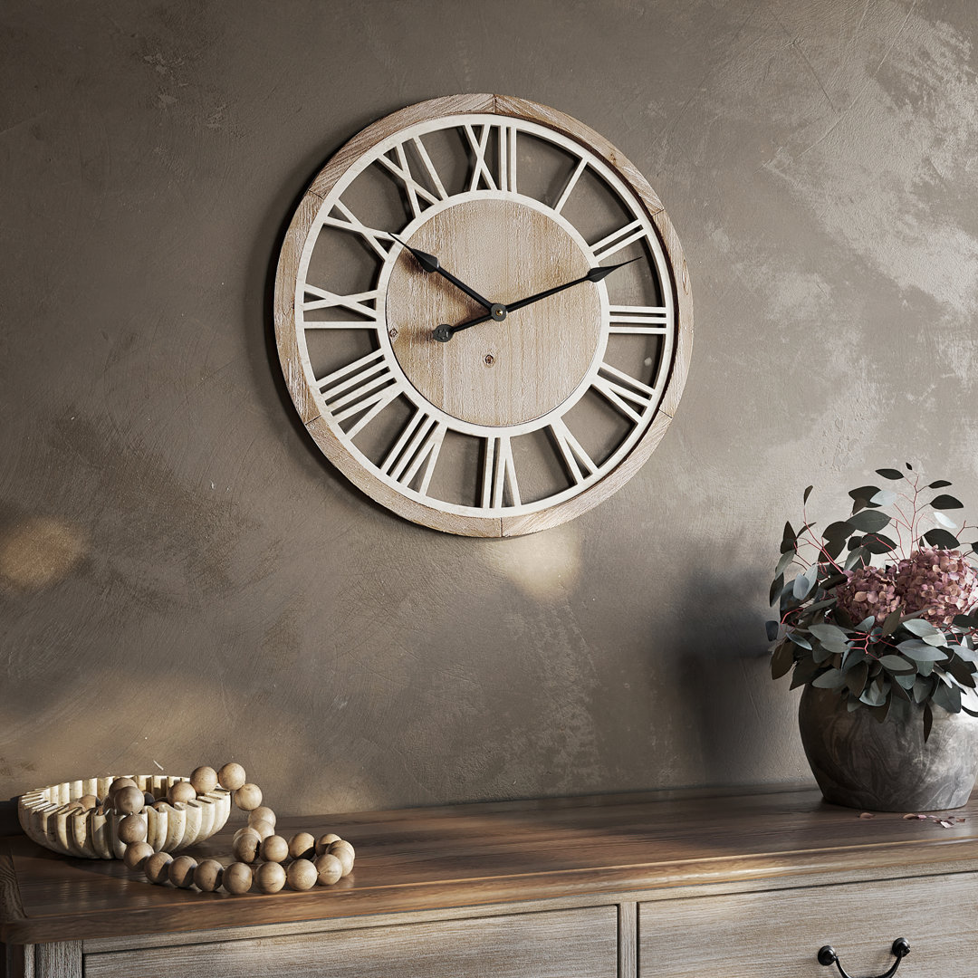 Seraphine Farmhouse Wooden Wall Clock Laurel Foundry Modern Farmhouse®