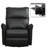 Classic Power Upholstered Recliner Chair with Glider Rocking Swivel Base and USB Ports-680337819