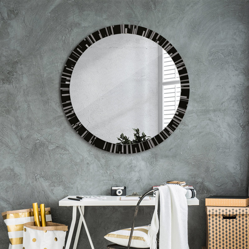 Huldar Glass Flat Wall Mirror