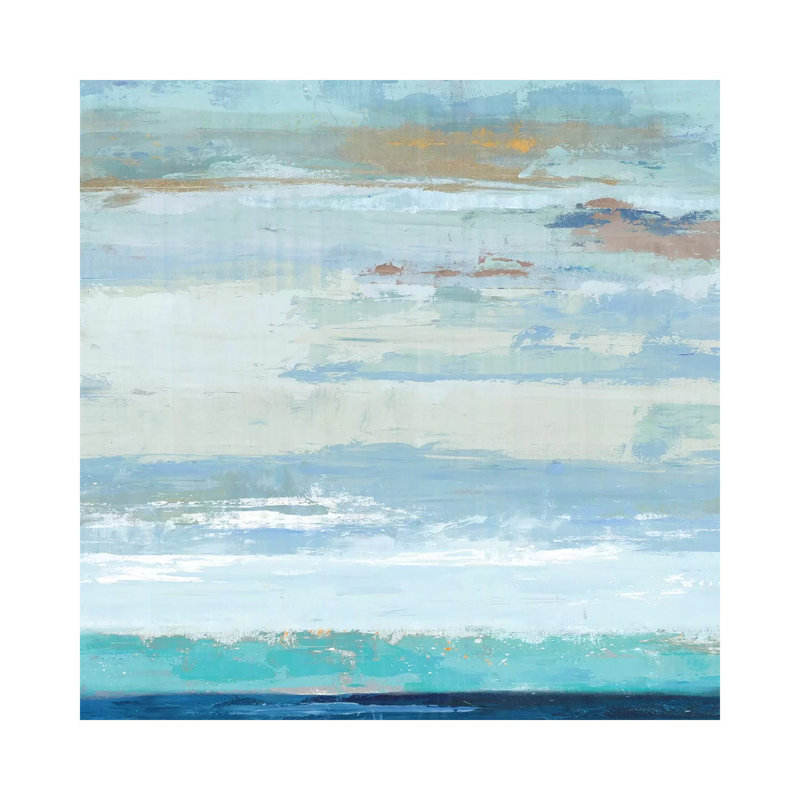 Sea Shore I by PI Galerie - Wrapped Canvas Panoramic Painting, 93.98 cm H x 93.98 cm W x 3.175 cm D