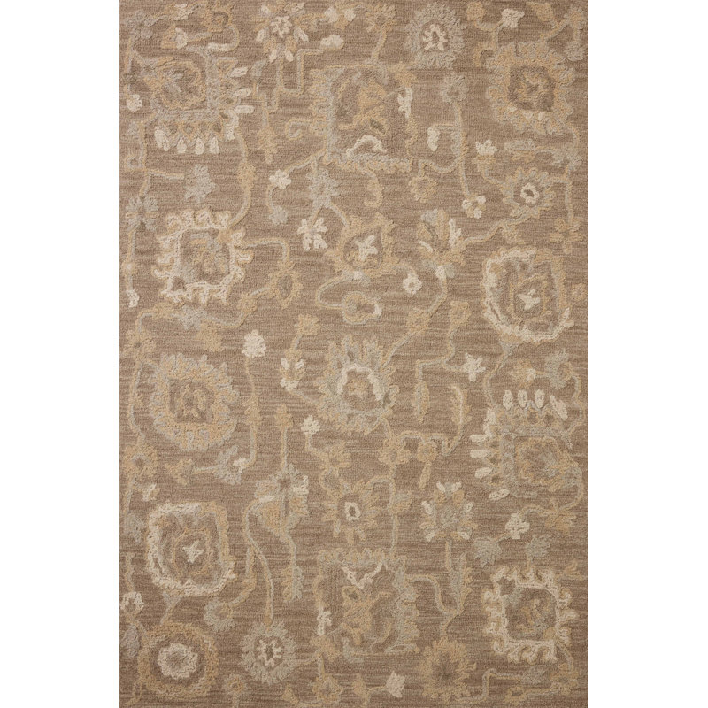 Chris Loves Julia x Loloi Dorothea Bark / Stone Area Rug, Runner 2'6" x 9'9"