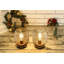 Lampe de table d'extérieur à piles 6,7 po (forme d'œuf)