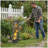 Waterfall Fountain For Outdoor Gardens And Patio Backyards Includes Energy-Efficient LED Lights And Easy Setup For Instant Relaxation