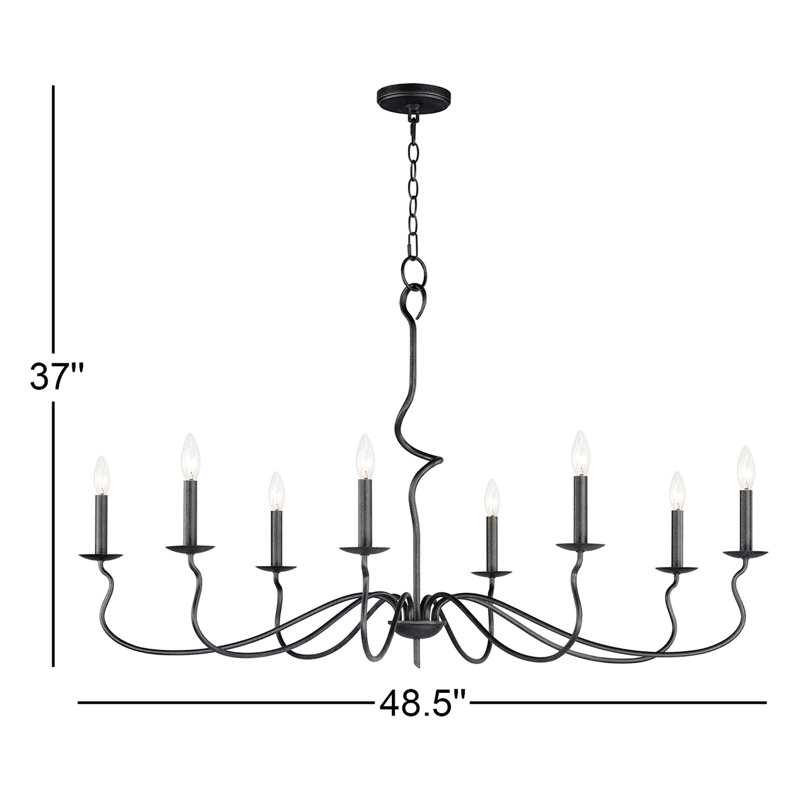 Ardi Iron 8-Light Chandelier